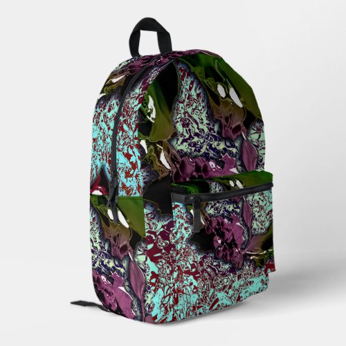 Abstract Background_Holly Branch Printed Backpack