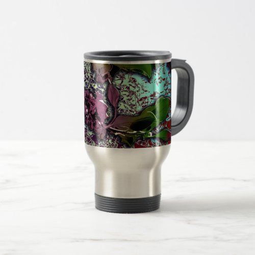 Abstract Background_Holly Branch Travel Mug