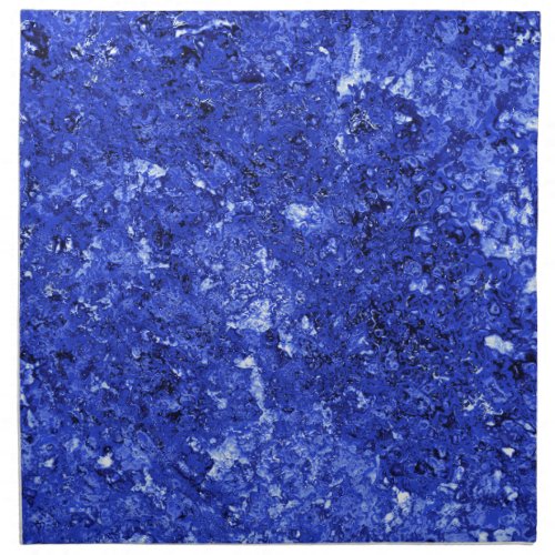 Abstract Background in Cobalt Blue Cloth Napkin