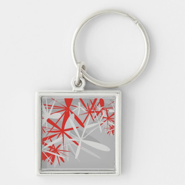 Abstract Background Keychain (Front)