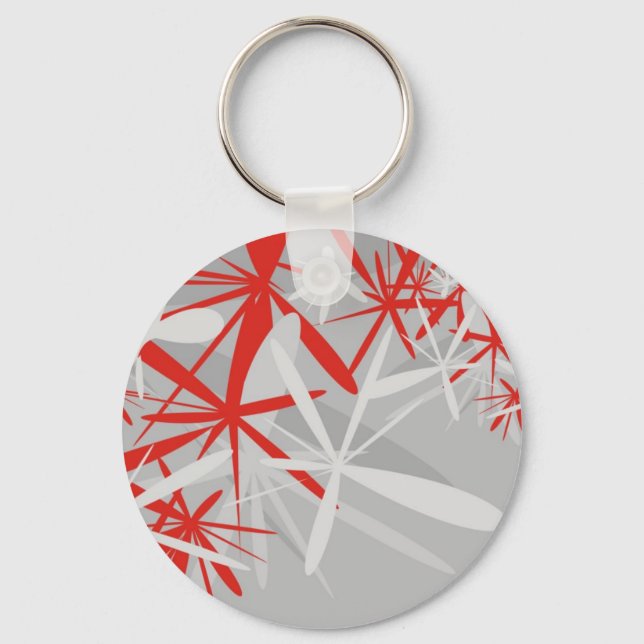 Abstract Background Keychain (Front)