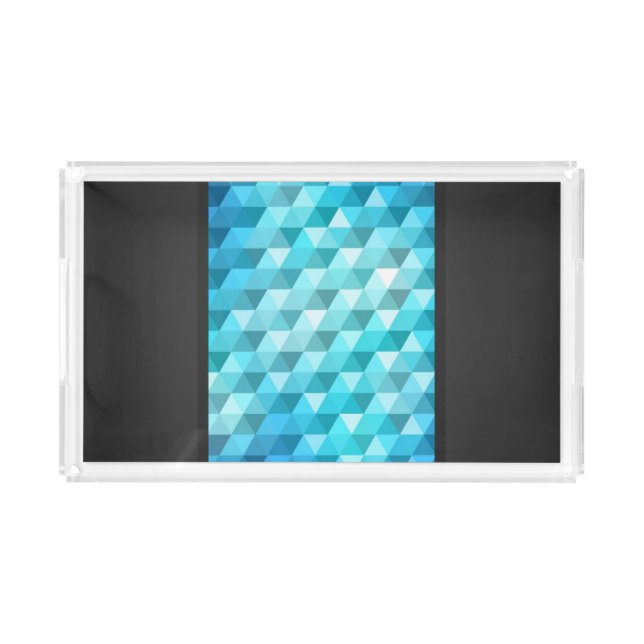 Abstract background made of mosaic pattern acrylic tray (Front)