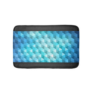 Abstract background made of mosaic pattern bathroom mat