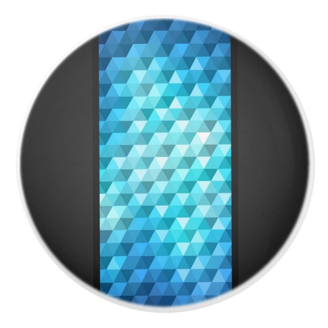 Abstract background made of mosaic pattern ceramic knob (Front)