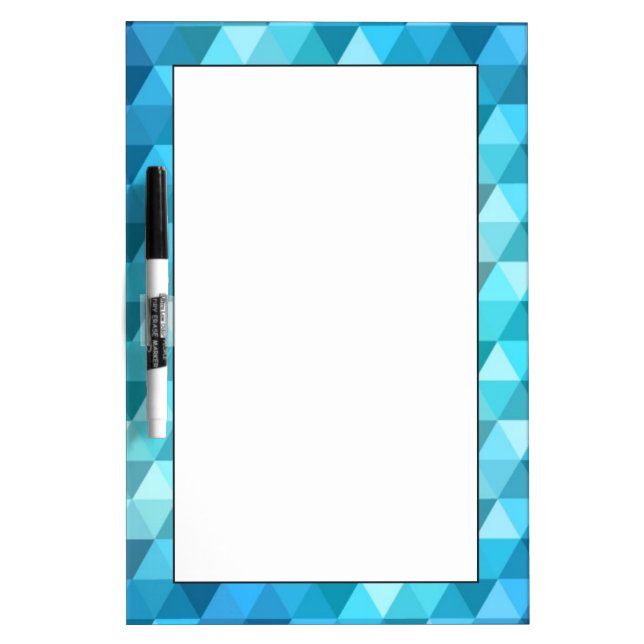Abstract background made of mosaic pattern dry erase board (Front)