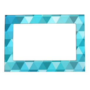 Abstract background made of mosaic pattern magnetic photo frame