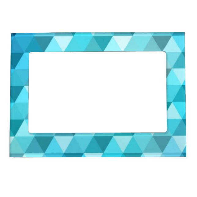 Abstract background made of mosaic pattern magnetic photo frame (Front)