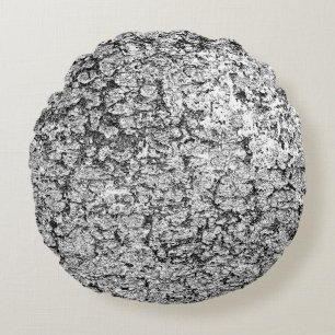 Abstract background. Monochrome texture. Image inc Round Pillow