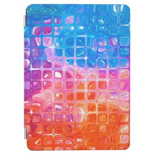abstract background.multicolored mosaic iPad air cover