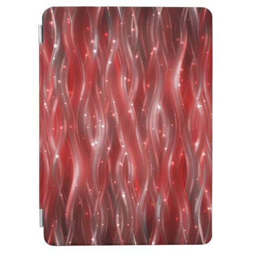abstract background. red background with waves and iPad air cover