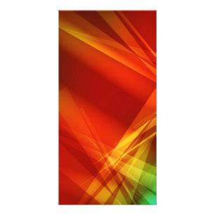 Abstract-Background RED YELLOW GREEN DIGITAL RANDO Card