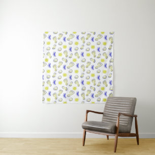 Abstract background, seamless pattern tapestry