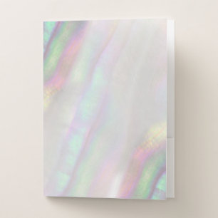 abstract background shell inspired pocket folder