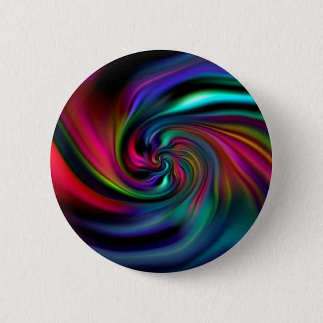 Abstract Background Spirals Soft I Button (Front)