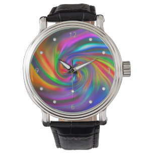 Abstract Background Spirals Soft II Watch