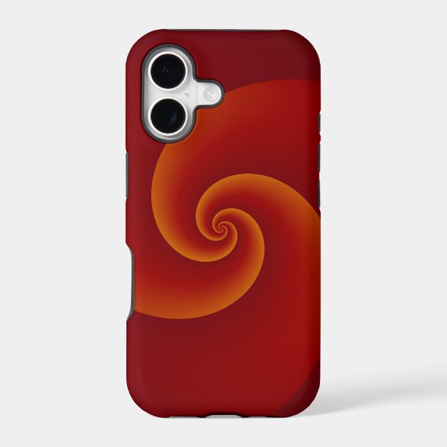 Abstract Background Spirals soft III Iphone Case (Back)