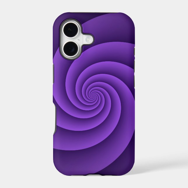 Abstract Background Spirals soft IV Iphone Case (Back)