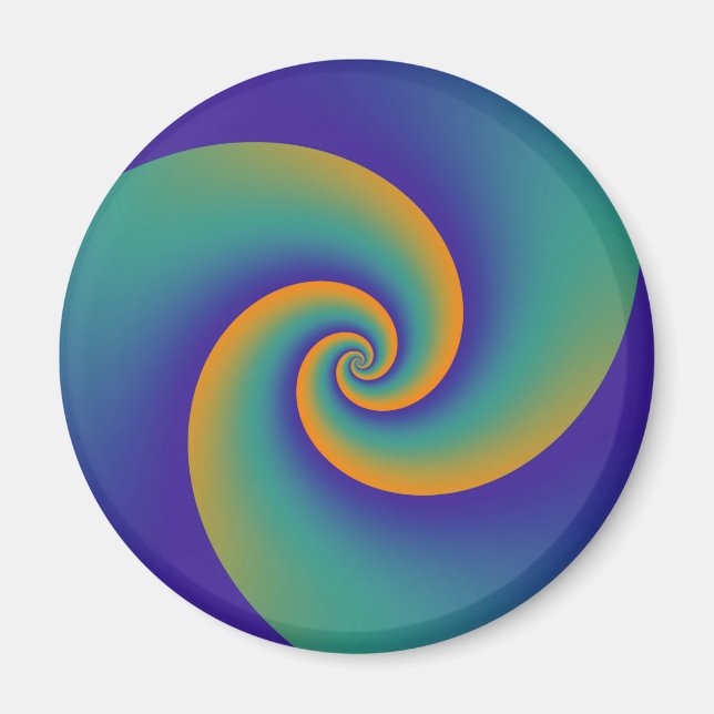 Abstract Background Spirals soft V Magnet (Front)