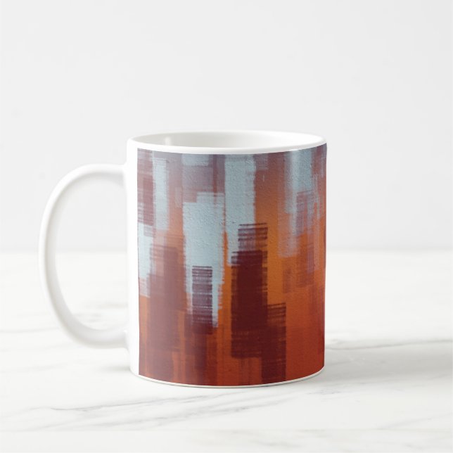 Abstract background texture. 2d illustration. Expr Coffee Mug (Left)
