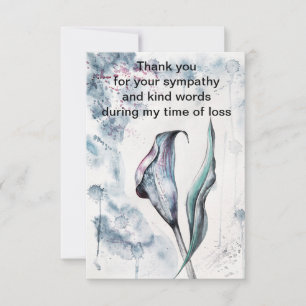 Abstract Background Thank You Card