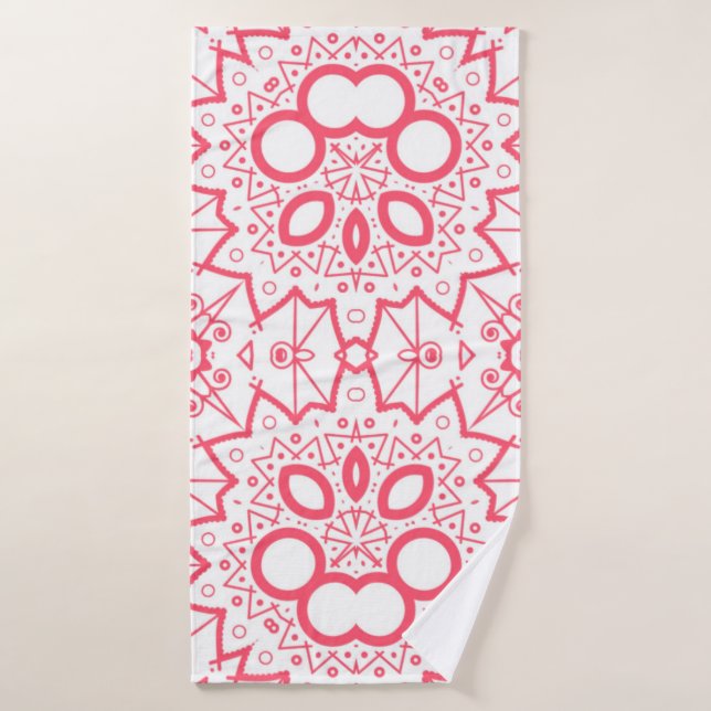 Abstract background wallpaper design and pattern3d bath towel (Bath Towel)