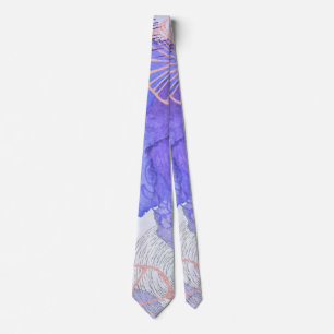 abstract background watercolor neck tie