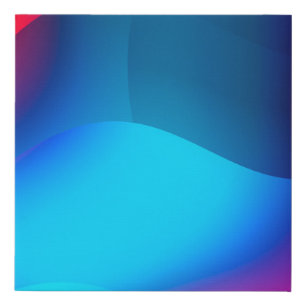 Abstract background with colorful gradient. Vibran Faux Canvas Print