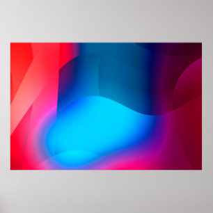 Abstract background with colorful gradient. Vibran Poster