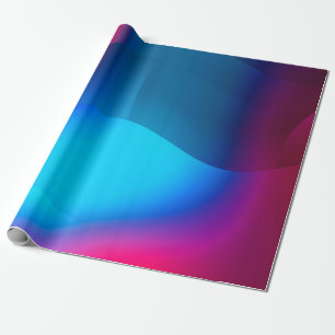 Abstract background with colorful gradient. Vibran Wrapping Paper