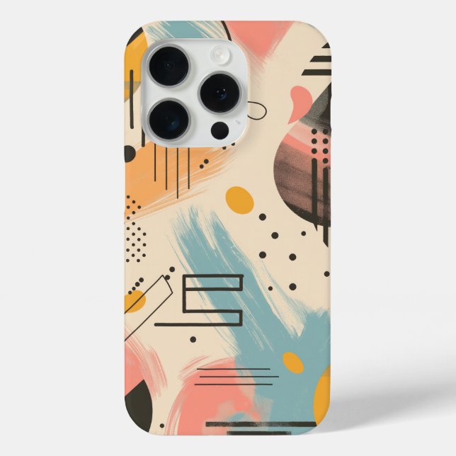 Abstract background with linear patterns Case-Mate iPhone case (Back)