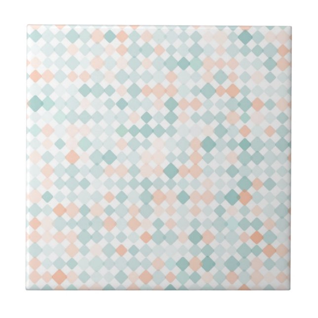 Abstract background with mixed small spots ceramic tile (Front)