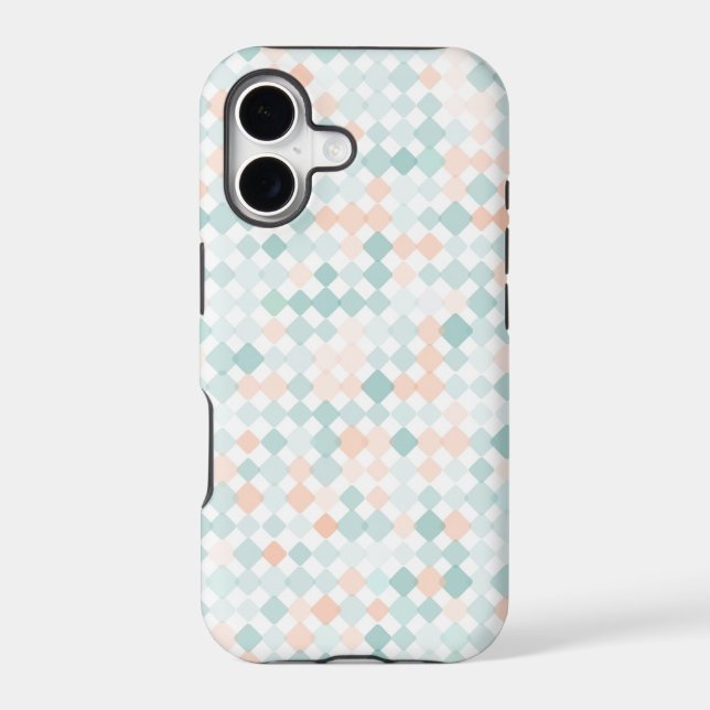 Abstract background with mixed small spots iphone case (Back)