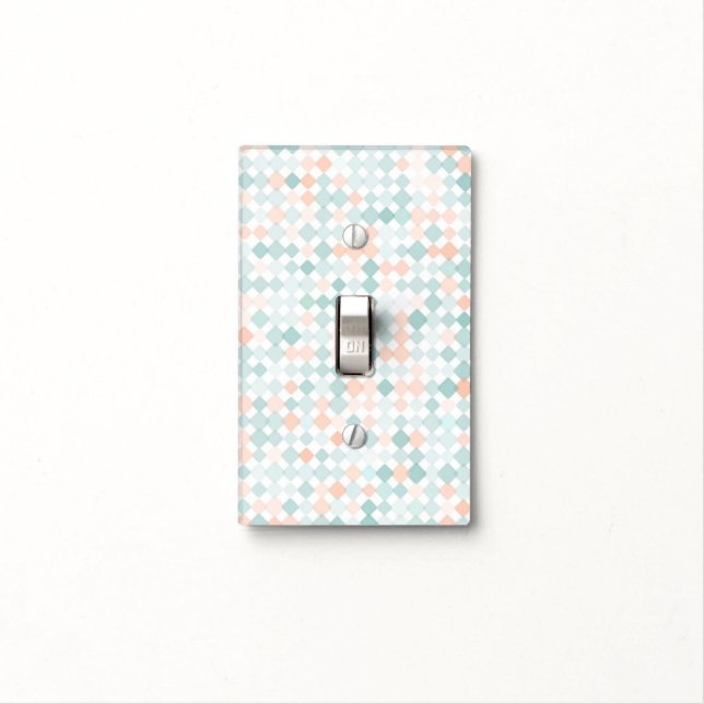 Abstract background with mixed small spots light switch cover (In Situ)