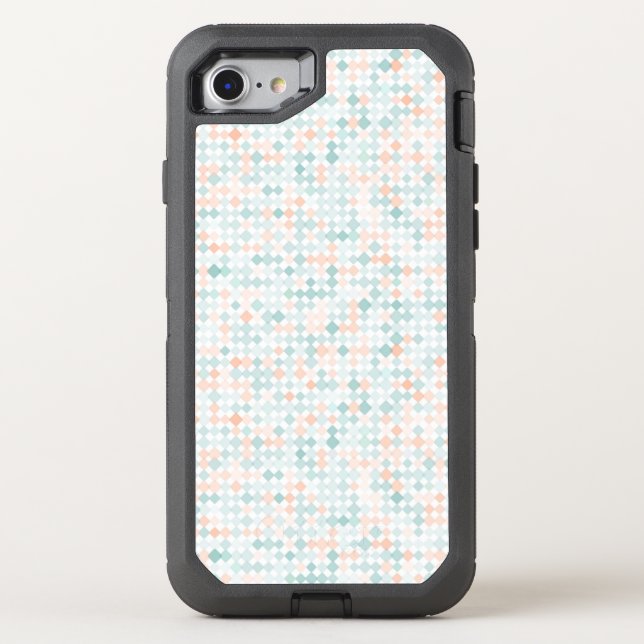 Abstract background with mixed small spots otterbox iPhone case (Back)