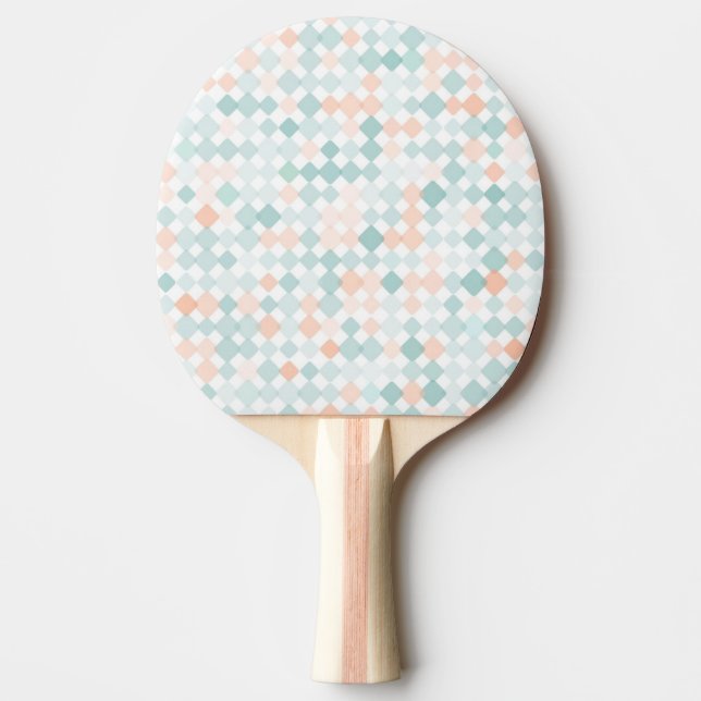 Abstract background with mixed small spots Ping-Pong paddle (Front)