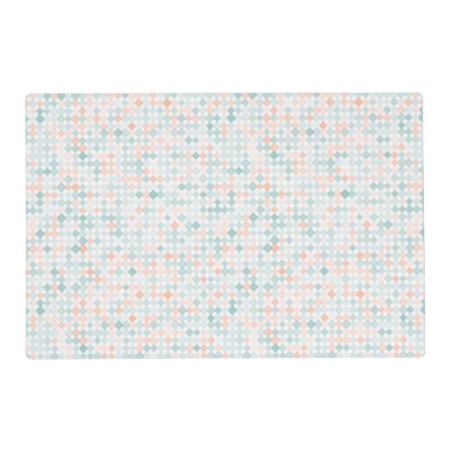 Abstract background with mixed small spots placemat (Front)