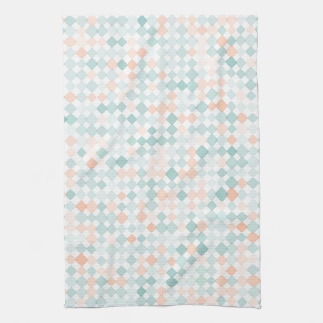 Abstract background with mixed small spots towel (Vertical)
