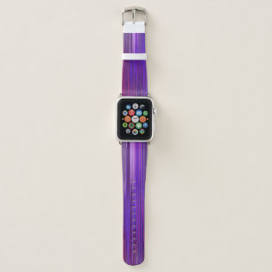 Abstract background with thin purple vertical line apple watch band