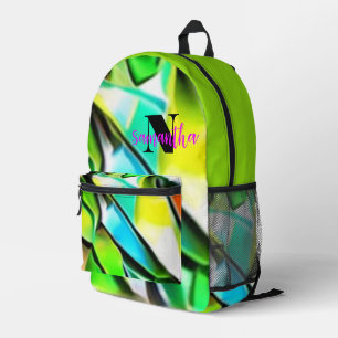 Abstract Backpack - Colorful Custom Logo Design