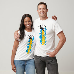 Abstract Bahamas Flag, Bahamian Colors, t-shirt