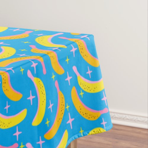 Abstract banana pattern tablecloth