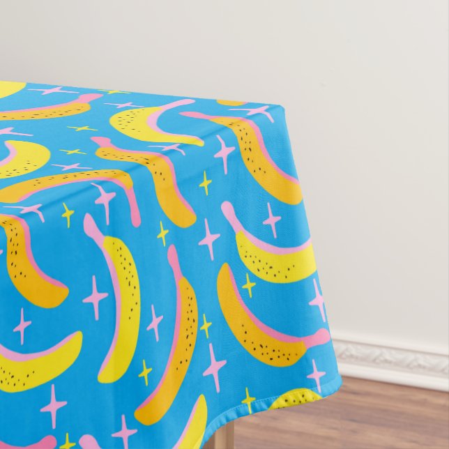 Abstract banana pattern tablecloth (In Situ)