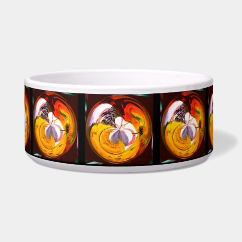 Abstract Banana Swirl Art Design Bowl