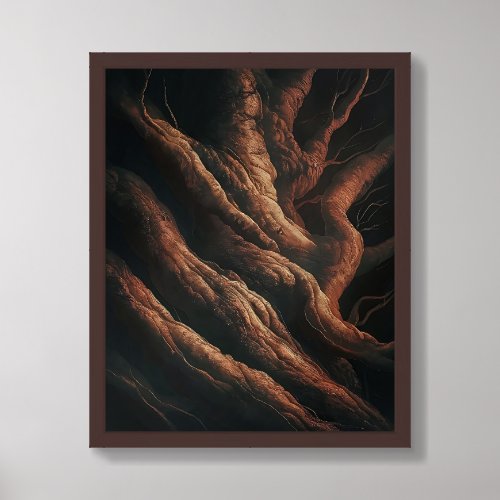 Abstract Bark Bring Natures Beauty Indoors Framed Art