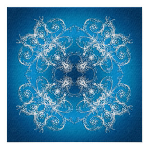 Abstract baroque style gradient texture. poster