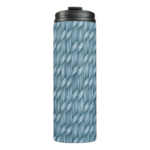 Abstract Basket Weave Pattern   Thermal Tumbler