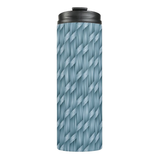 Abstract Basket Weave Pattern | Thermal Tumbler (Front)