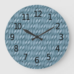 Abstract Basket Weave Pattern   Wall Clock