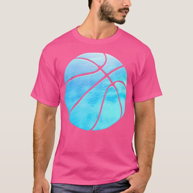 Abstract Basketball Design - Motivational Sports - T-Shirt (Front)