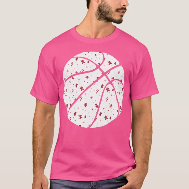 Abstract Basketball Design - Motivational Sports - T-Shirt (Front)